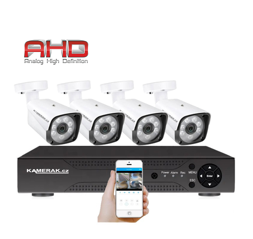 4 kamerov� set AHD HE4-60A 2MPx