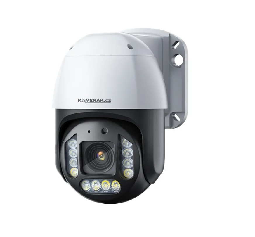 Venkovn oton IP kamera nabdne zznam v 4MPx rozlien a LED svtlem