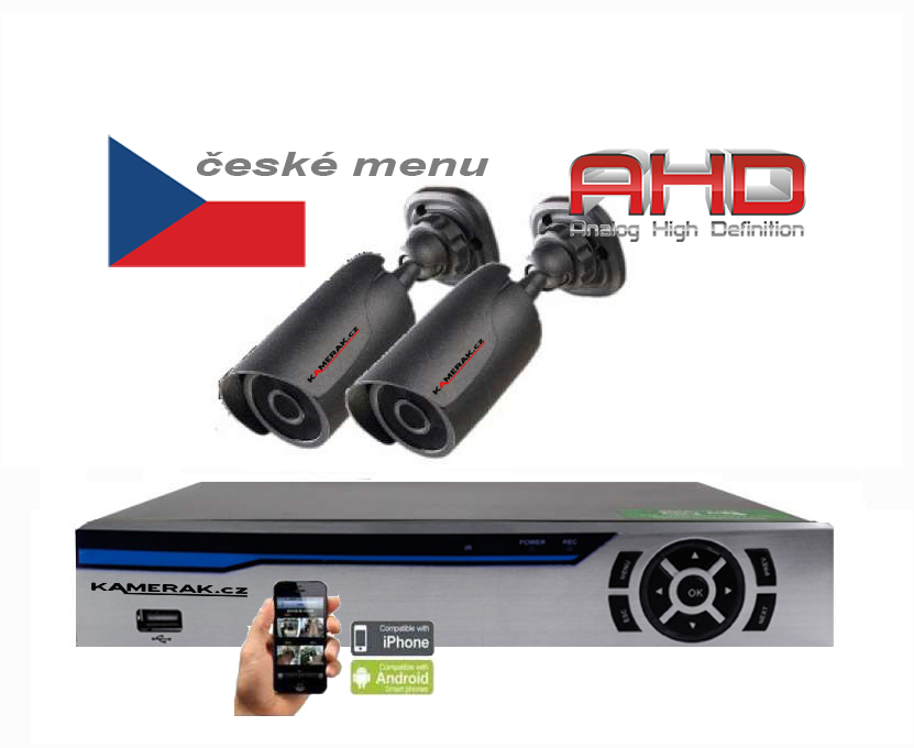 2 kamerov systm AHD HE2-56A 2Mpx