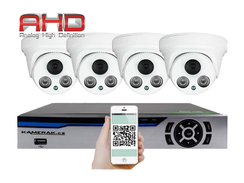 4 kamerov systm AHD HE4-67A 2Mpx