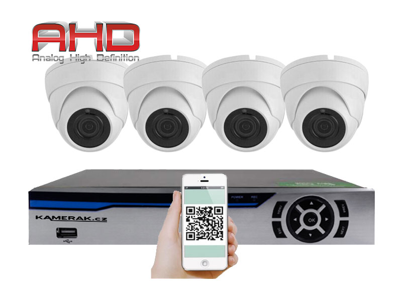 4 kamerov systm AHD HE4-68A 2Mpx