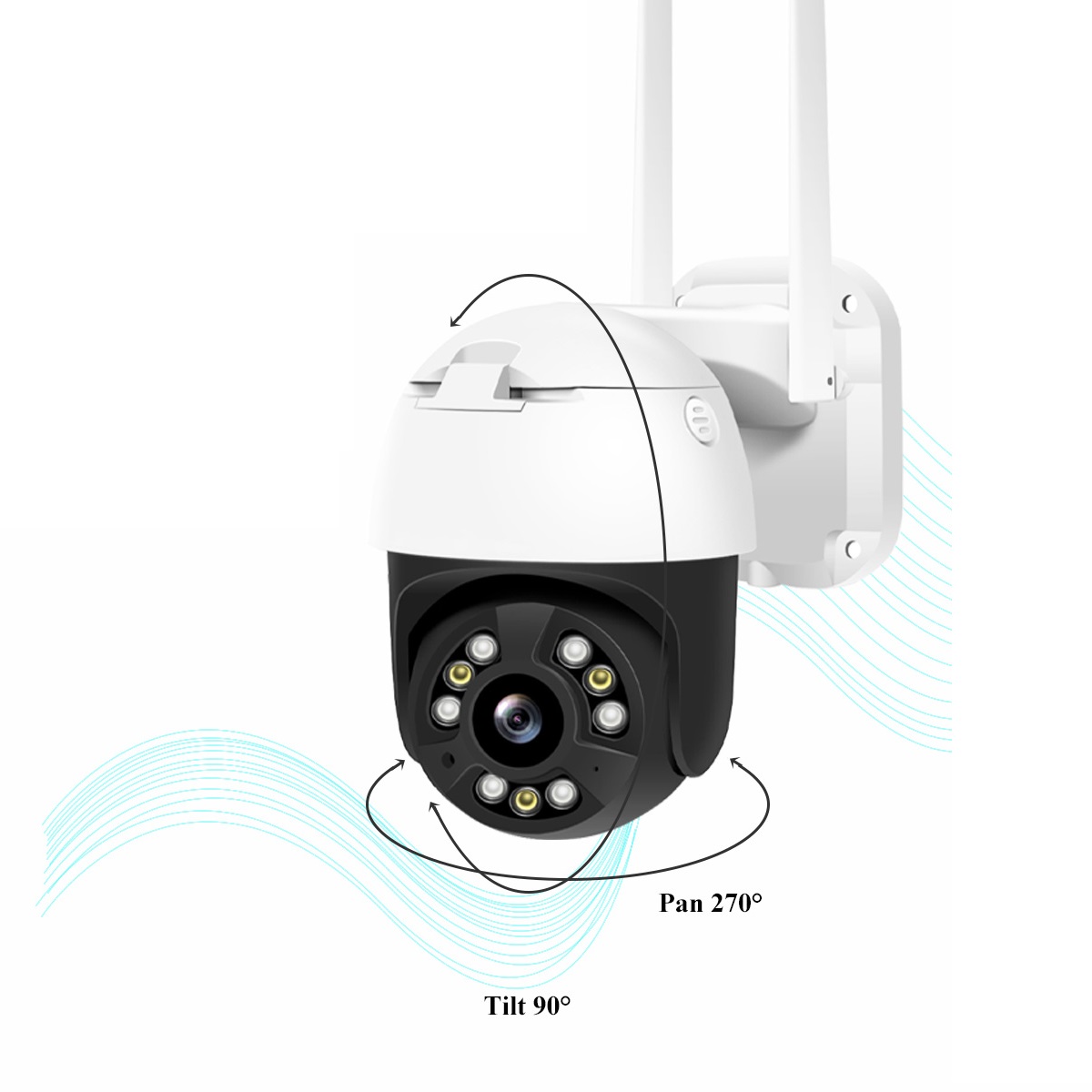 WIFI PTZ oton IP kamera XM-410 5Mpx 