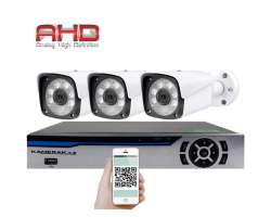 3 kamerov AHD set HE3-55E 5Mpx 1920p, H.265, CZ menu - 5090 K