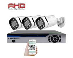 3 kamerov AHD set HE3-59E 5Mpx 1920p, H.265, CZ menu - 5090 K