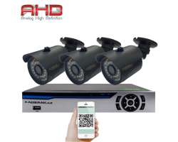 3 kamerov AHD set HE3-58E 5Mpx 1920p, H.265, CZ menu - 5090 K