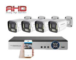 4 kamerov� AHD set HE4-54E 5Mpx 1920p, H.265, CZ menu - 5590 K�
