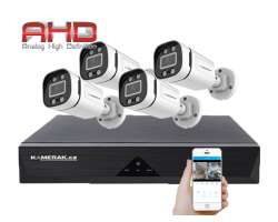 4 kamerov� AHD set WN4-59E s mic. 5Mpx 1920p, H.265, CZ menu - 5590 K�