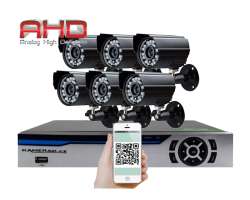 6 kamerov set AHD HE6-52A-1080p 2Mpx, CZ menu - 6690 K