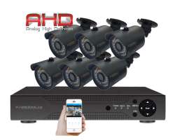 6 kamerov� AHD set WN6-58A 2Mpx 1080p, H.265, CZ menu - 5390 K�