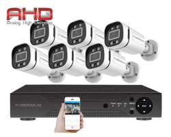 6 kamerov AHD set WN6-59A 2Mpx 1080p, H.265, CZ menu - 5190 K