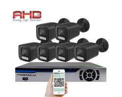 6 kamerov AHD set HE6-56E 5Mpx 1920p, H.265, CZ menu - 9590 K