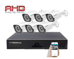 6 kamerov� AHD set WN6-60E 5Mpx s mic., H.265, CZ menu - 7890 K�