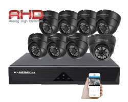 8 kamerov AHD set WN8-52E s mic. 5Mpx 1920p, H.265, CZ menu - 9590 K