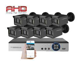8 kamerov� AHD set HE8-57E 5Mpx 1920p, H.265, CZ menu - 9890 K�