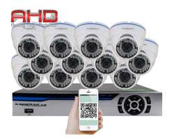 12 kamerov� AHD set HE12-51A 2Mpx 1080p, H.265, CZ menu - 10690 K�