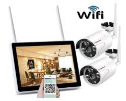 Bezdrtov 2 kamerov set WiFi IP PRO WIP2-152B 11,6"LCD, 3MPx, CZ menu - 7390 K
