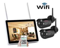 Bezdrátový 2 kamerový set WiFi IP PRO WIP2-153B-Black  13"LCD, 3MPx, CZ menu - 7990 Kč