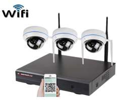 Bezdr�tov� 3 kamerov� set WiFi IP PRO WIP3-104B 3MPx, CZ menu - 4890 K�