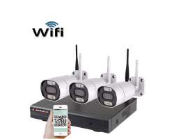 Bezdrtov 3 kamerov set WiFi IP PRO WIP3-105B 3MPx, CZ menu - 5490 K