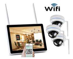 Bezdrtov 3 kamerov set WiFi IP PRO WIP3-154B 13"LCD, 3MPx, CZ menu - 8690 K