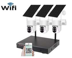 Bezdr�tov� sol�rn� PTZ 3 kamerov� syst�m Wifi IP Pro WIP3-211B 4MPx, CZ menu - 6890 K�