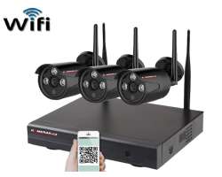 Bezdrtov 3 kamerov set WiFi IP PRO WIP3-303C-Black 5MPx, CZ menu - 5990 K