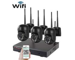 Bezdrtov 3 kamerov set WiFi IP Pro WIP3-309C Black, 5MPx,  PTZ, CZ menu - 7290 K
