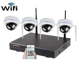 Bezdrtov 4 kamerov set WiFi IP PRO WIP4-104B 3MPx, CZ menu - 5890 K