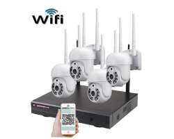 Bezdrtov 4 kamerov set WiFi IP Pro WIP4-108B 3MPx, PTZ, CZ menu - 7090 K