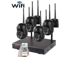 Bezdr�tov� 4 kamerov� set WiFi IP Pro WIP4-109B, Black, 3MPx, PTZ, CZ menu - 7390 K�