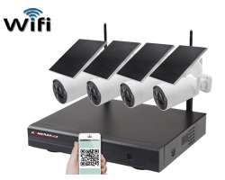 Bezdr�tov� sol�rn� 4 kamerov� system Wifi IP Pro WIP4-210B 4MPx, CZ menu - 8190 K�