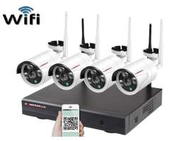Bezdr�tov� 4 kamerov� set WiFi IP PRO WIP4-302C 5MPx, CZ menu - 7390 K�