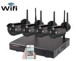Bezdr�tov� 4 kamerov� set WiFi IP PRO WIP4-303C-Black 5MPx, CZ menu - 7390 K�