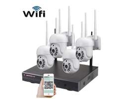Bezdr�tov� 4 kamerov� set WiFi IP Pro WIP4-308C 5MPx, PTZ, CZ menu - 8990 K�