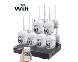 Bezdr�tov� 6 kamerov� set WiFi IP Pro WIP6-108B 3MPx, PTZ, CZ menu - 10390 K�