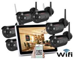 Bezdr�tov� 6 kamerov� set WiFi IP PRO WIP6-153B-Black 11,6"LCD, 3MPx, CZ menu - 11190 K�