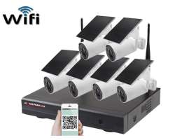 Bezdr�tov� sol�rn� 6 kamerov� system Wifi IP Pro WIP6-210B 4MPx, CZ menu - 11590 K�