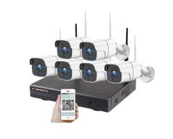Bezdrtov 6 kamerov set WiFi IP PRO WIP6-307C 5MPx, CZ menu - 9290 K