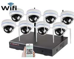 Bezdrátový 8 kamerový set WiFi IP PRO WIP8-104B 3MPx, CZ menu - 10980 Kč