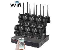 Bezdrtov 8 kamerov set WiFi IP Pro WIP8-309C Black, 5MPx,  PTZ, CZ menu - 15890 K
