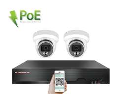 PoE IP 2 kamerov� set XM-209B 4MPx, CZ menu - 5190 K�