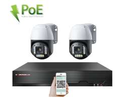 PoE IP 2 kamerov set XM-PTZ-220B 4Mpx, CZ menu - 5790 K
