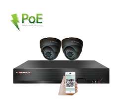 4K PoE IP 2 kamerov� set XM-211D 8MPx, H.265, CZ menu - 6490 K�