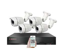 PoE IP 4 kamerov set XM-404A 3MP, CZ menu - 6990 K