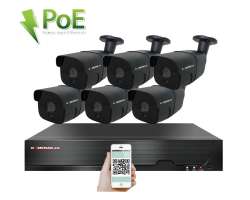 4K PoE IP 6 kamerov set XM-607D 8MPx, mikrofon, IR psvit. CZ menu - 14790 K