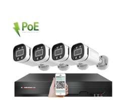 4K PoE IP 4 kamerov set XM-406D 8MPx, CZ menu - 10290 K