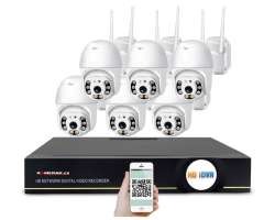 PoE IP 6 kamerov set XM-PTZ-237 2Mpx, CZ menu - 10790 K