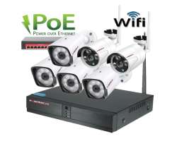 6 Kamerov XM-651 4PoE kamery + 2 wifi kamery, H.265, CZ menu - 11890 K