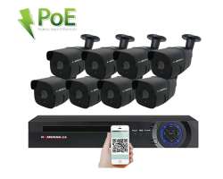 PoE IP 8 kamerov set XM-807B 4MPx, CZ menu - 14990 K