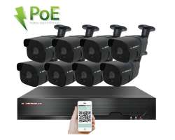 PoE IP 8 kamerov set XM-807B 4MPx, CZ menu - 13990 K